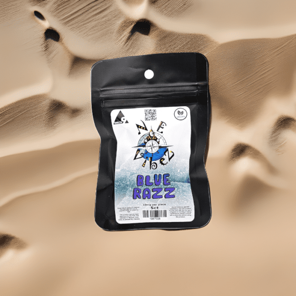 N.E. Vibez - 10 mg D9 Blue Razz Vegan Gummies