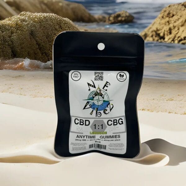 N.E. Vibez - Anytime Gummies 1:1 20mg CBG + 20mg CBD