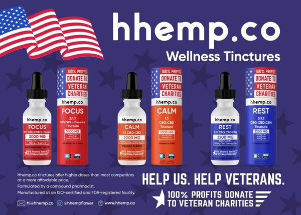 HH CBG+CBD TINCTURE - CALM (ORANGE FLAVOR)