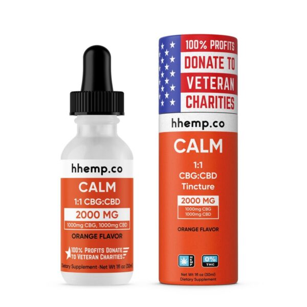 HH CBG+CBD TINCTURE - CALM (ORANGE FLAVOR)