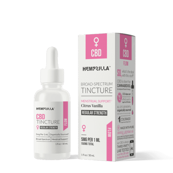 Citrus Vanilla CBD Tincture | Flow Formula
