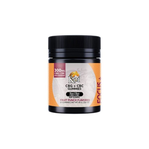CBG + CBC Gummies - Fruit Punch