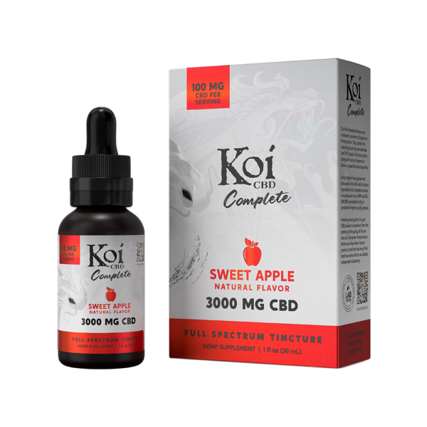 Koi Complete Full Spectrum CBD Tincture | Sweet Apple Flavor (30 mL)