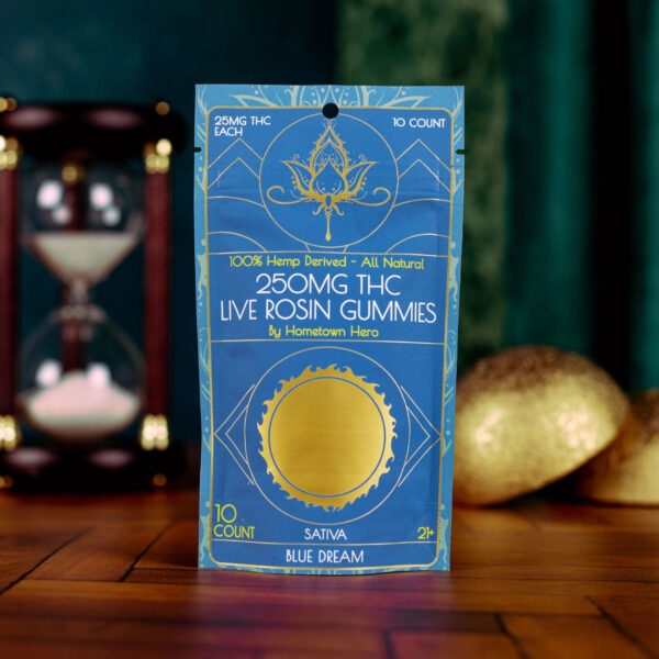 Delta-9 Live Rosin Gummies (Blue Dream)