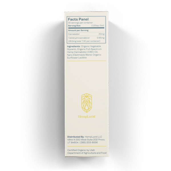 Organic Full-Spectrum Water Soluble CBD