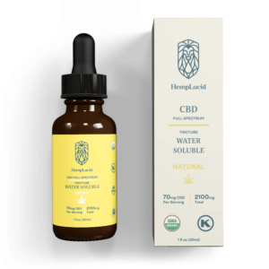 Organic Full-Spectrum Water Soluble CBD - Natural Flavor - 2100mg