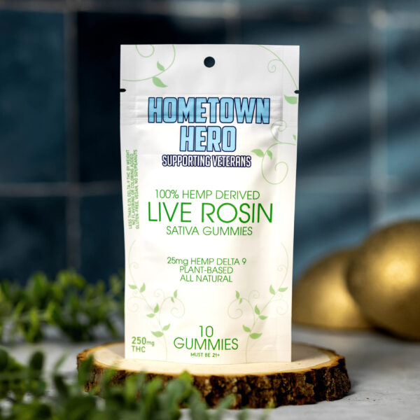 Delta-9 Live Rosin Gummies (Sativa)