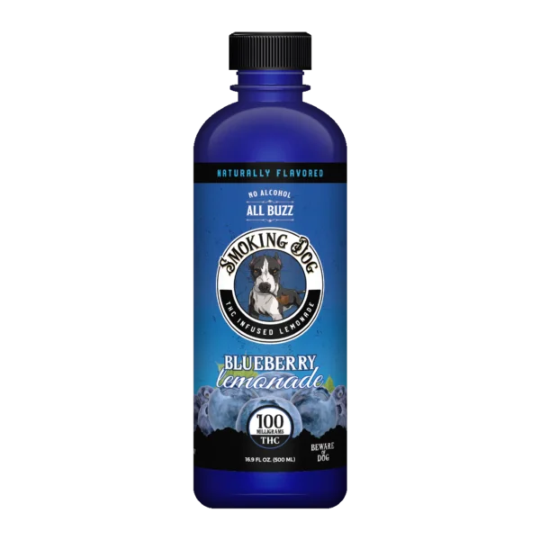 SMOKING DOG THC LEMONADE 100MG (Blueberry Lemonade)