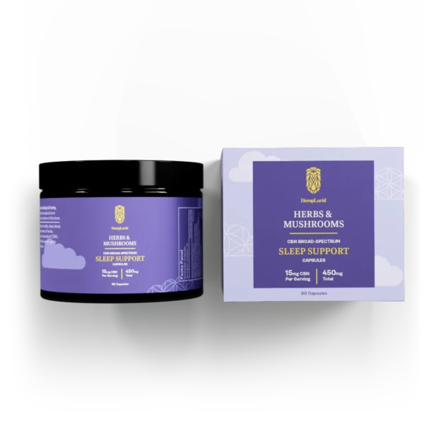 Sleep Stacks - Broad-Spectrum CBN Capsules, 15 milligrams