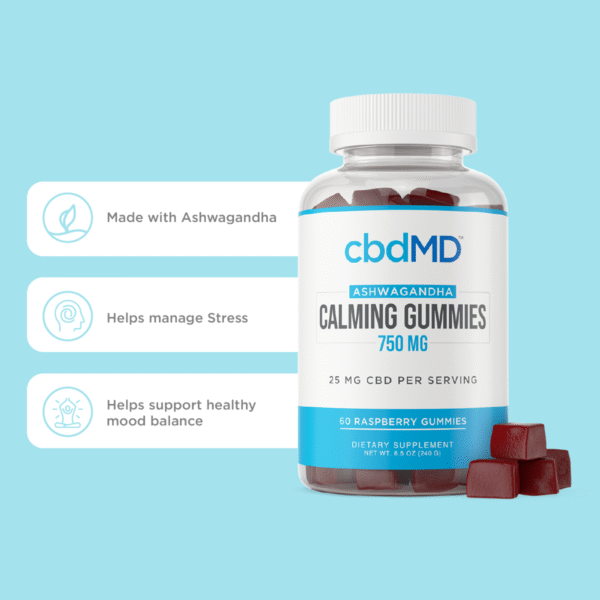 CBDMD Broad Spectrum Calming Gummies